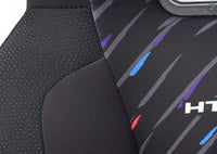 Thumbnail for Side bolster and perforated grip fabric detail on OMP HTE-R ART seat-image