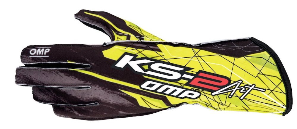 omp-ks-2-art-kart-racing-glove-Yellow/black_image