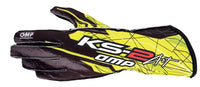 Thumbnail for omp-ks-2-art-kart-racing-glove-Yellow/black_image