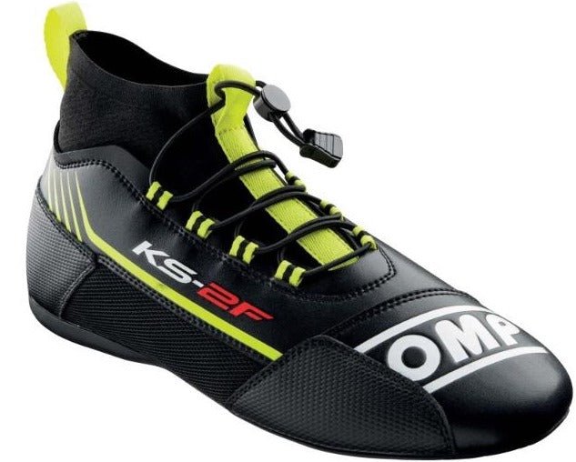 omp-ks-2f-kart-racing-shoe-Black/Yellow_Image
