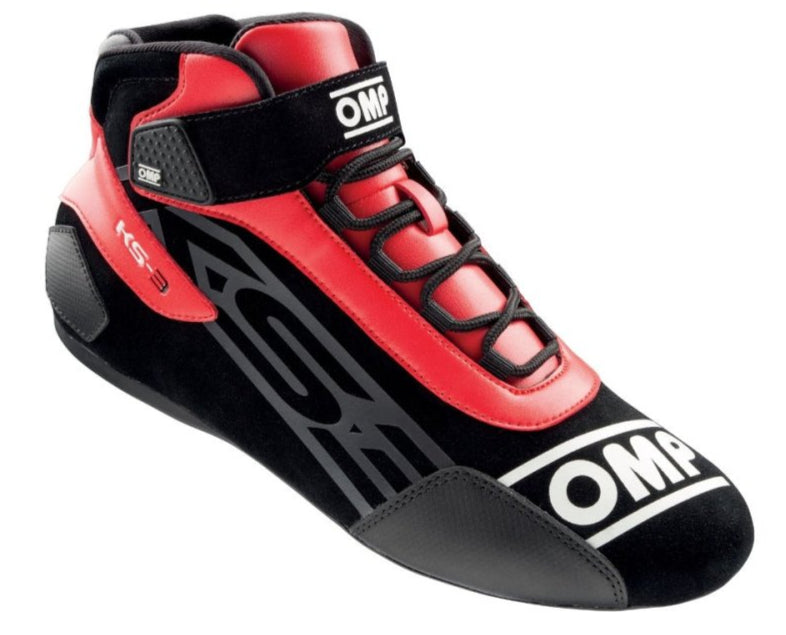 omp-ks-3-kart-racing-shoes-Black/Red_Image