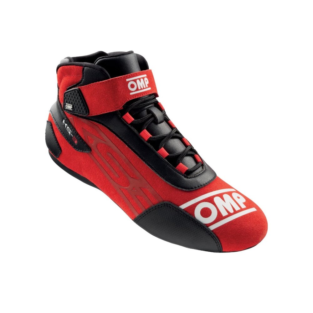 omp-ks-3-kart-racing-shoes-Red/Black_Image
