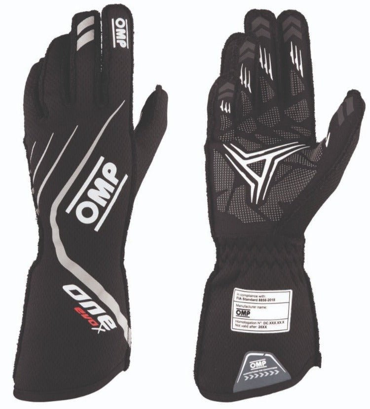 OMP One Evo X Nomex Gloves Black image