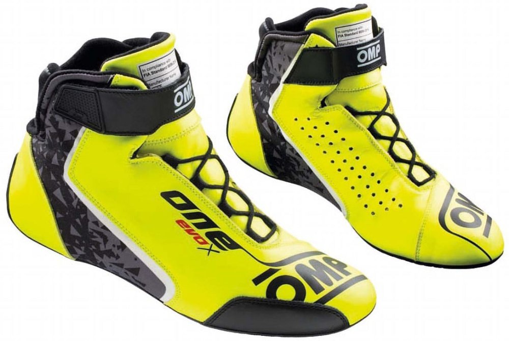 OMP ONE Evo X Racing Shoes Yellow Image