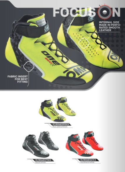 OMP ONE Evo X Racing Shoes - Competition MotorsportOMP ONE Evo X Racing Shoes Colors Image