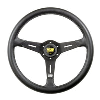 Thumbnail for OMP Sand 380mm steering wheel black polyurethane finish