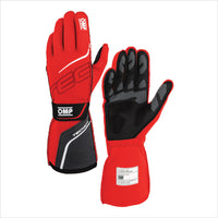 Thumbnail for OMP Tecnica racing gloves red FIA 8856-2018 lightweight high grip