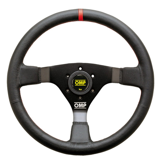 OMP WRC Steering Wheel – 350mm Leather, 70mm Dish – Competition