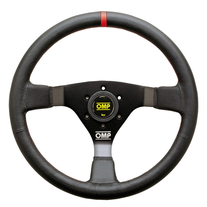 パーツ OMP WRC 350mm OMP WRC Steering Wheel – 350mm Leather, 70mm Dish – Competition