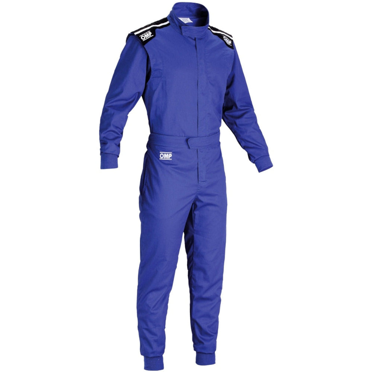 OMP K-Summer Race Suit in blue front view 