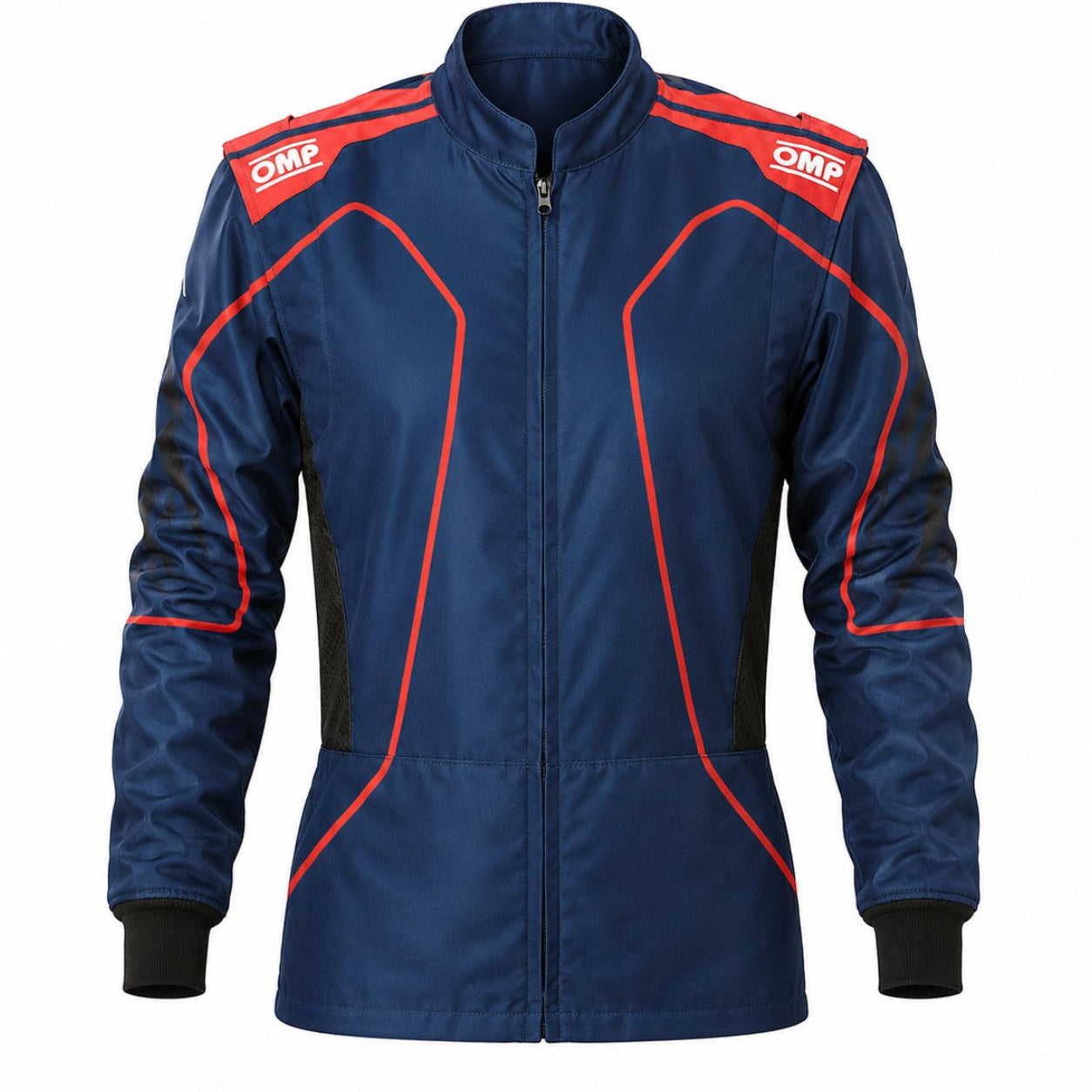 OMP KS-3X ART Kart Racing Suit in blue and red