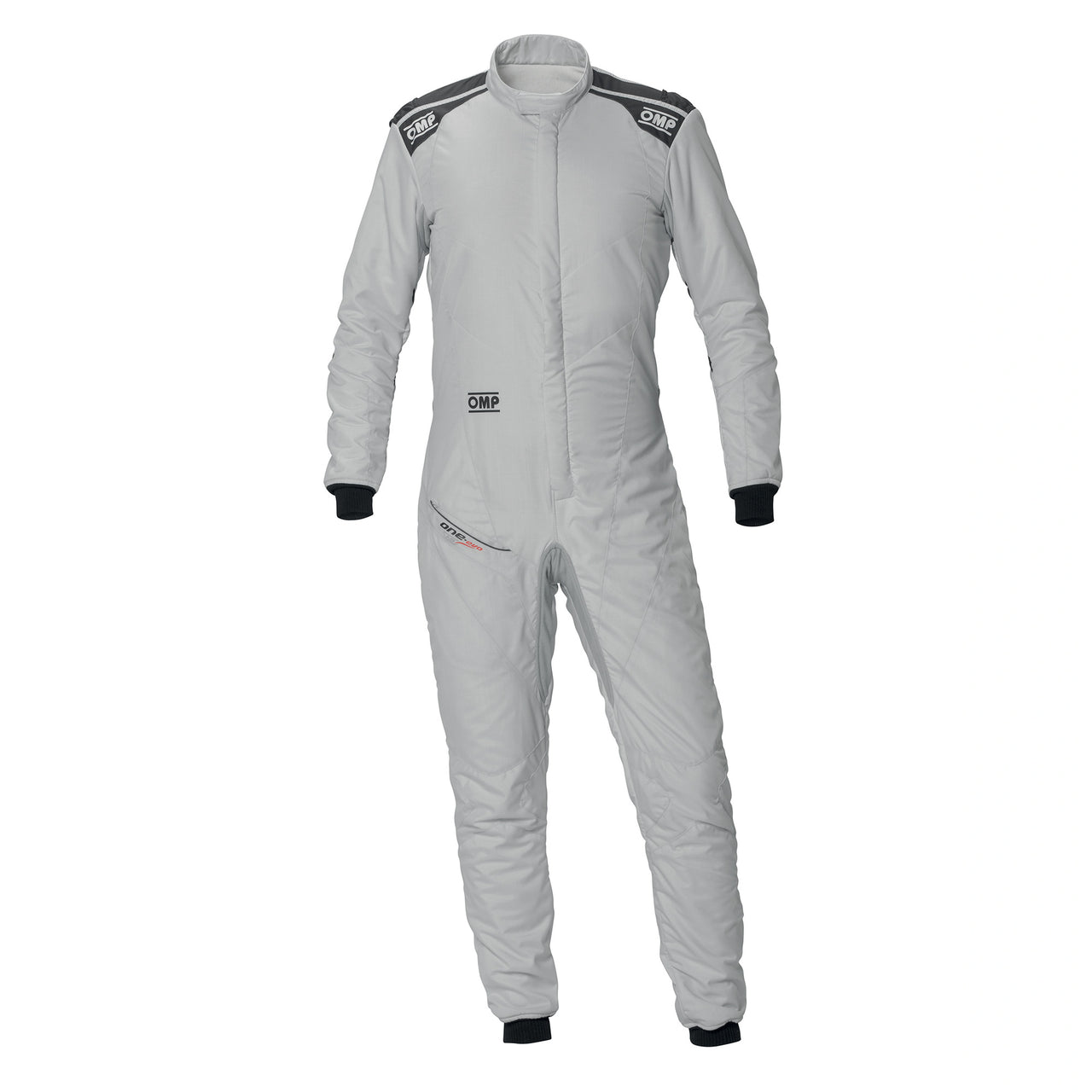 omp one evo air racing suit silver rear image