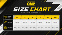Thumbnail for omp sizing chart xs-xxl