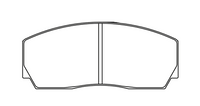 Thumbnail for pagid racing brake pad shape 1270 image