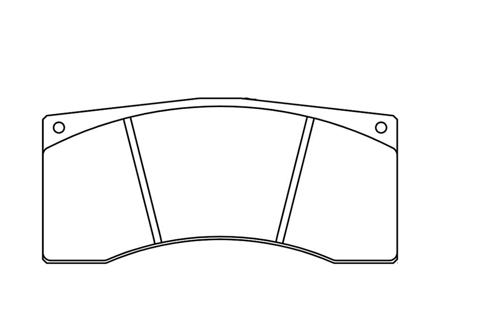 pagid racing brake pad shape 1595 image