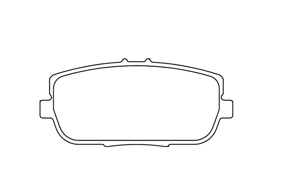 Technical drawing of a Pagid 8077 brake pad with dimensions labeled