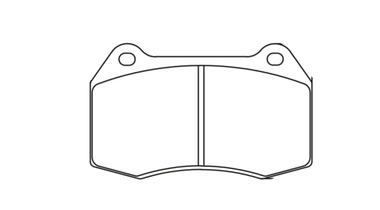 Pagid Racing Brake Pads 1427 shape Image