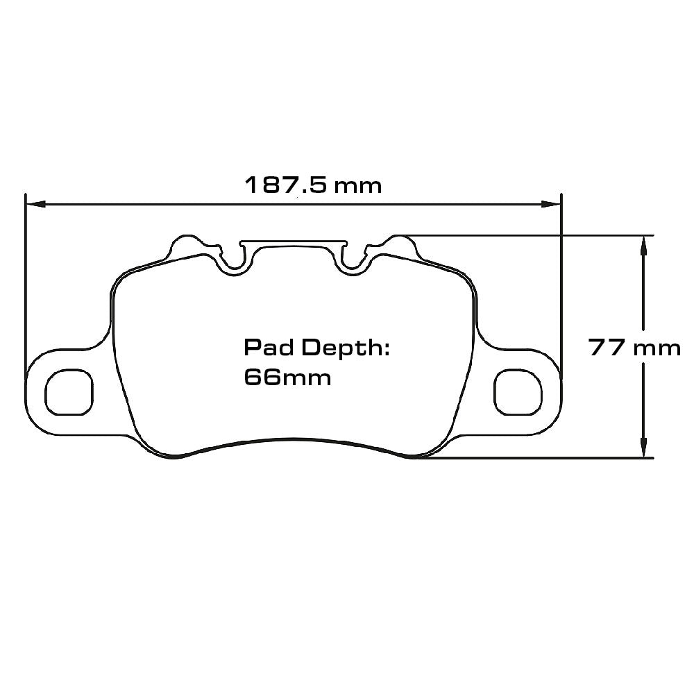 Pagid Racing Brake Pads No. 4925 (Rear)