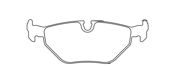 Pagid Racing Brake Pads 1285 shape image