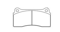 Thumbnail for Pagid Racing 1287 Brake Pads Shape Image