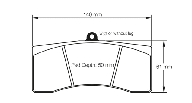 Pagid Racing Brake Pads No. 1896 - Competition Motorsport