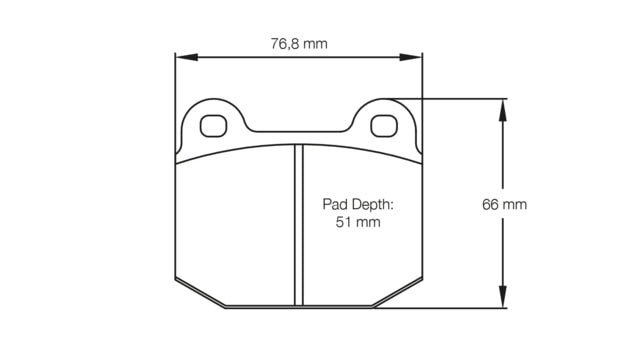 Pagid Racing Brake Pads No. 2593 - Competition Motorsport