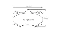 Thumbnail for Pagid Racing Brake Pads No. 4346 - Competition Motorsport
