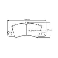 Thumbnail for Pagid Racing Brake Pads No. 4581