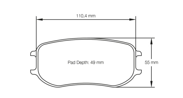 Pagid Racing Brake Pads No. 4929 - Competition Motorsport