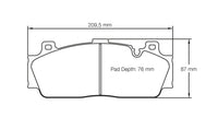Thumbnail for Pagid Racing Brake Pads No. 4934 - Competition Motorsport