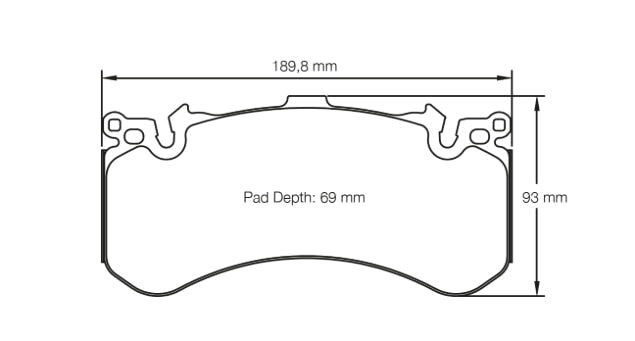 Pagid Racing Brake Pads No. 4937 - Competition Motorsport