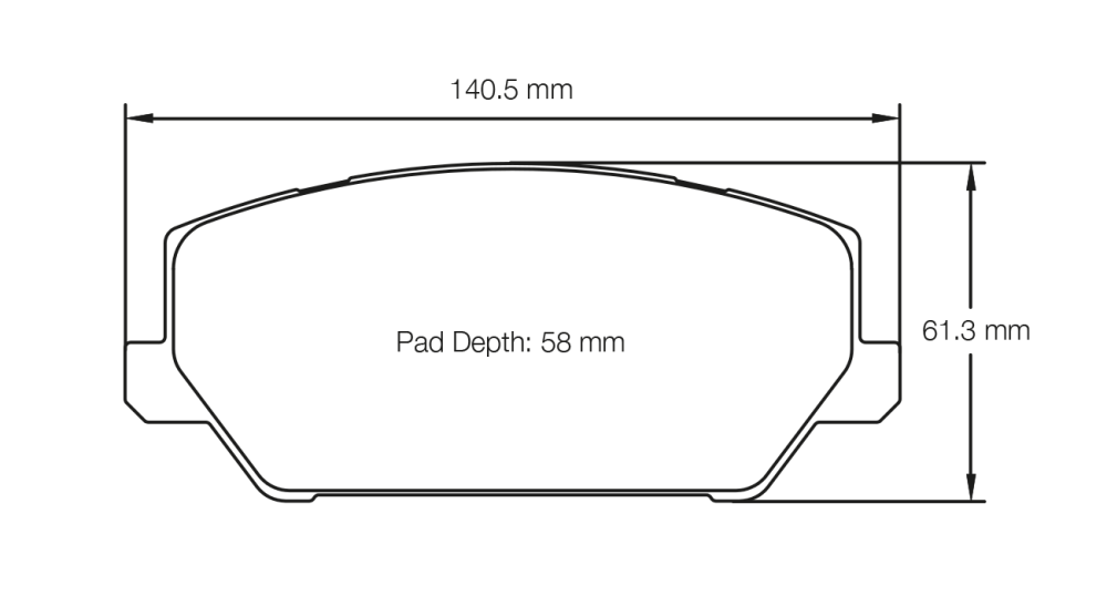 Pagid Racing Brake Pads No. 7034 - Competition Motorsport