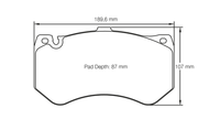 Thumbnail for Pagid Racing Brake Pads No. 8088 - Competition Motorsport