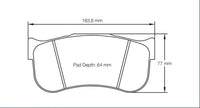 Thumbnail for Pagid Racing Brake Pads No. 8101 - Competition Motorsport