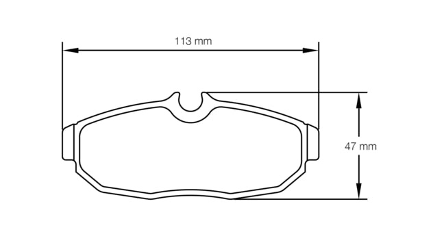 Pagid Racing Brake Pads No. 8113 - Competition Motorsport