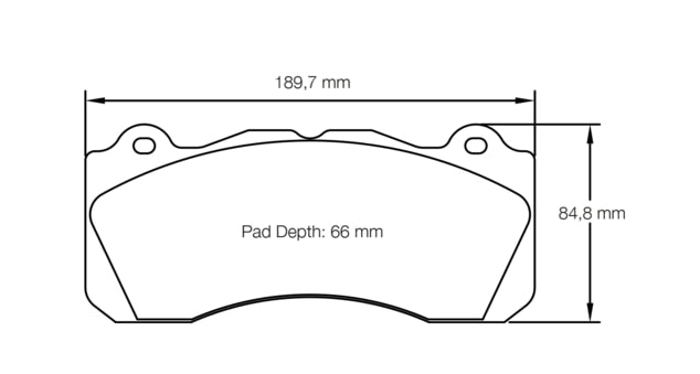 Pagid Racing Brake Pads No. 8203 - Competition Motorsport