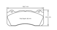 Thumbnail for Pagid Racing Brake Pads No. 8203 - Competition Motorsport