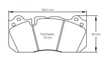 Thumbnail for Pagid Racing Brake Pads No. 8239 - Competition Motorsport