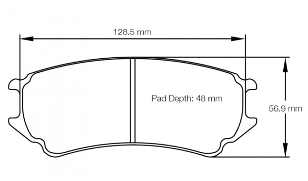 Pagid Racing Brake Pads No. 8242 - Competition Motorsport