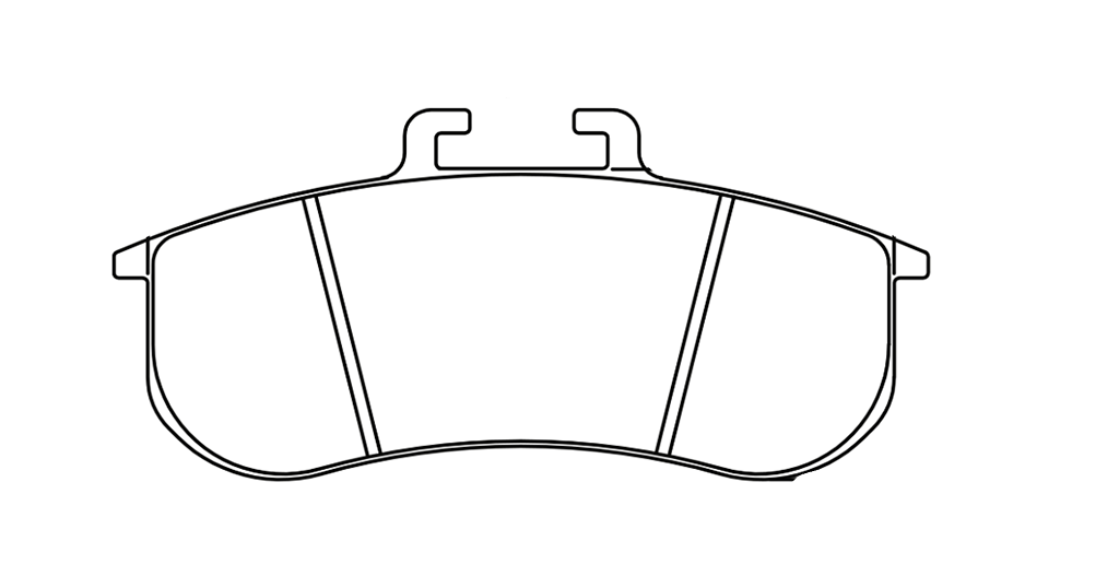 Technical drawing of a Pagid 8197 brake pad with dimensions labeled