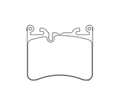 Thumbnail for Technical drawing of a Pagid 8270 brake pad with dimensions labeled