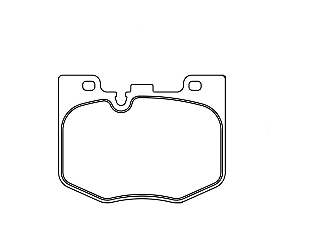 Technical drawing of a Pagid 8275 brake pad with dimensions labeled
