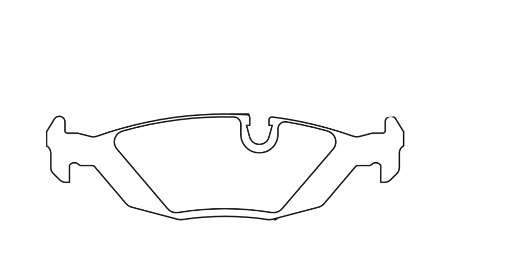 Pagid Racing Brake Pads No. 1141 shape image 