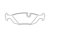 Thumbnail for Pagid Racing Brake Pads No. 1141 shape image 