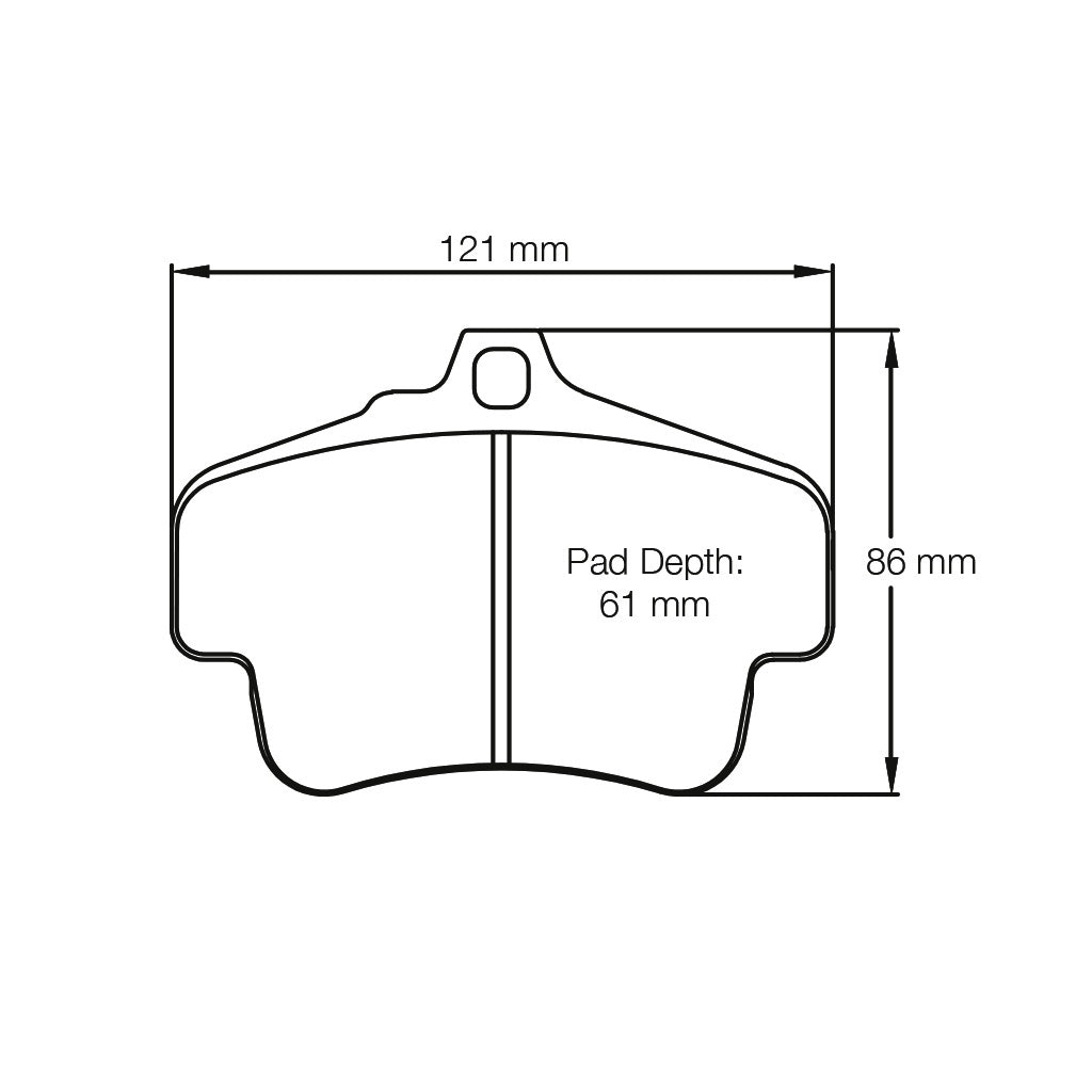 Pagid Racing Brake Pads No. 2405