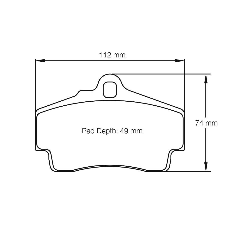 Pagid Racing Brake Pads No. 2406