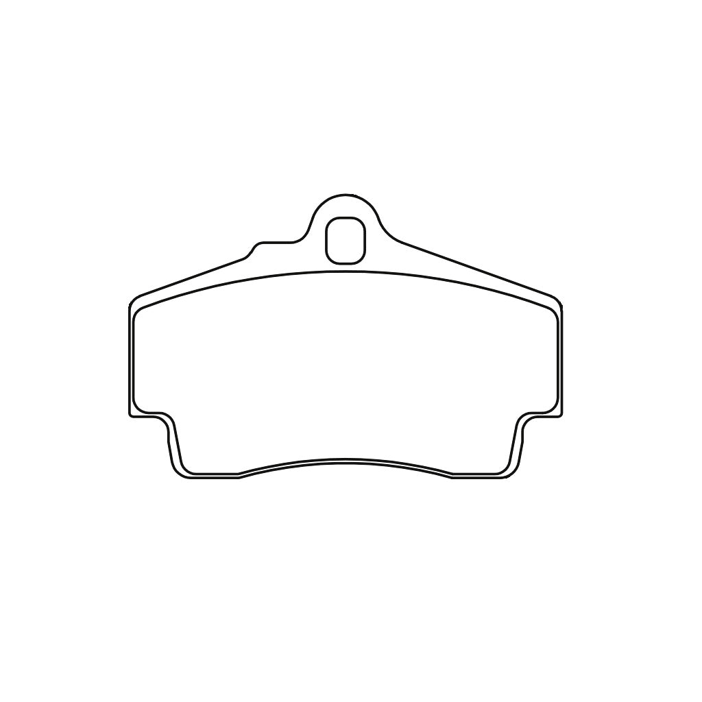 Pagid 2406 Brake Pad shape image