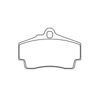 Thumbnail for Pagid 2406 Brake Pad shape image