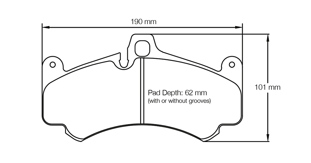 Pagid Racing Brake Pads No. 8003 (Front)