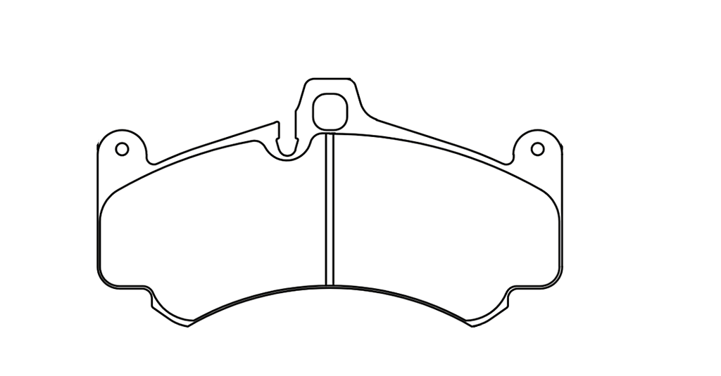 Technical drawing of a Pagid 8003 brake pad with dimensions labeled